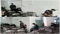 نظارت بر فعاليت آموزشگاه بهداشت محيط اصناف سمنان در شرايط شيوع كرونا