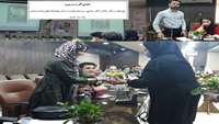 اهدای گل به زوجهای جوان در مرکز بهداشت شهرستان سمنان