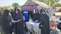 حضور مرکز بهداشت شهرستان سمنان در مراسم اربعین حسینی مصلای نماز جمعه
