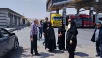 بازدید مشترک مرکز بهداشت شهرستان سمنان از واحدهای بین راهی گردنه آهوان انجام شد.