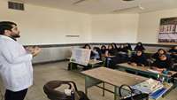 آموزش سلامت دهان و دندان توسط دندانپزشک مرکز بهداشت شهرستان سمنان.