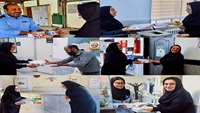                             تکریم روز کارمند در مرکزبهداشت شهرستان سمنان.