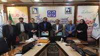 جلسه هم اندیشی با حضور دکتر رشیدی پورریاست دانشگاه،باخیر نیک اندیش
