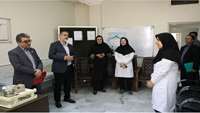 بازدید دکتر رشیدی پور ریاست دانشگاه ،از مرکز خدمات جامع سلامت گلستان.