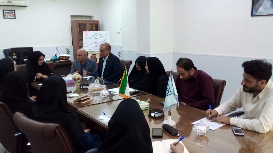 برگزاری جلسه برون بخشی سرطان پستان درمرکزبهداشت شهرستان سمنان